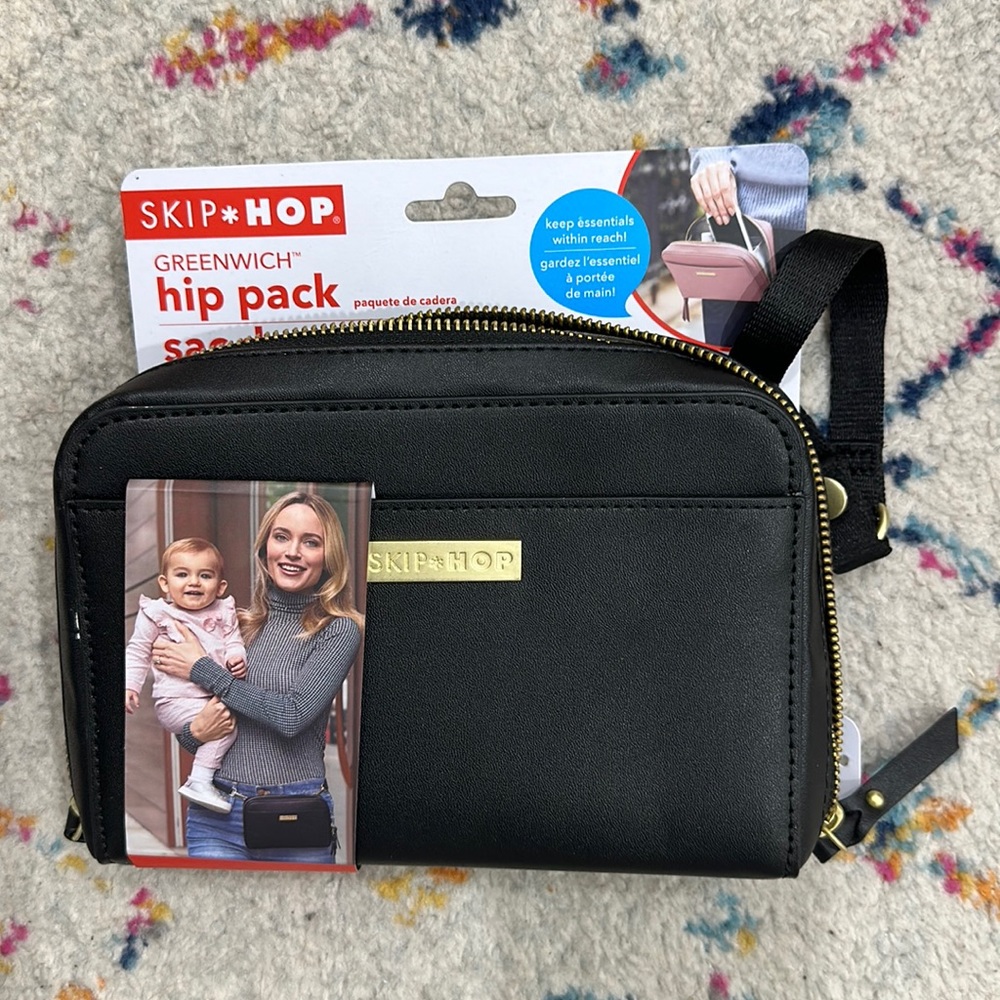 Brand New Skip Hop Hip Pack (black) in original package